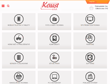 Tablet Screenshot of eshop.kenast.cz